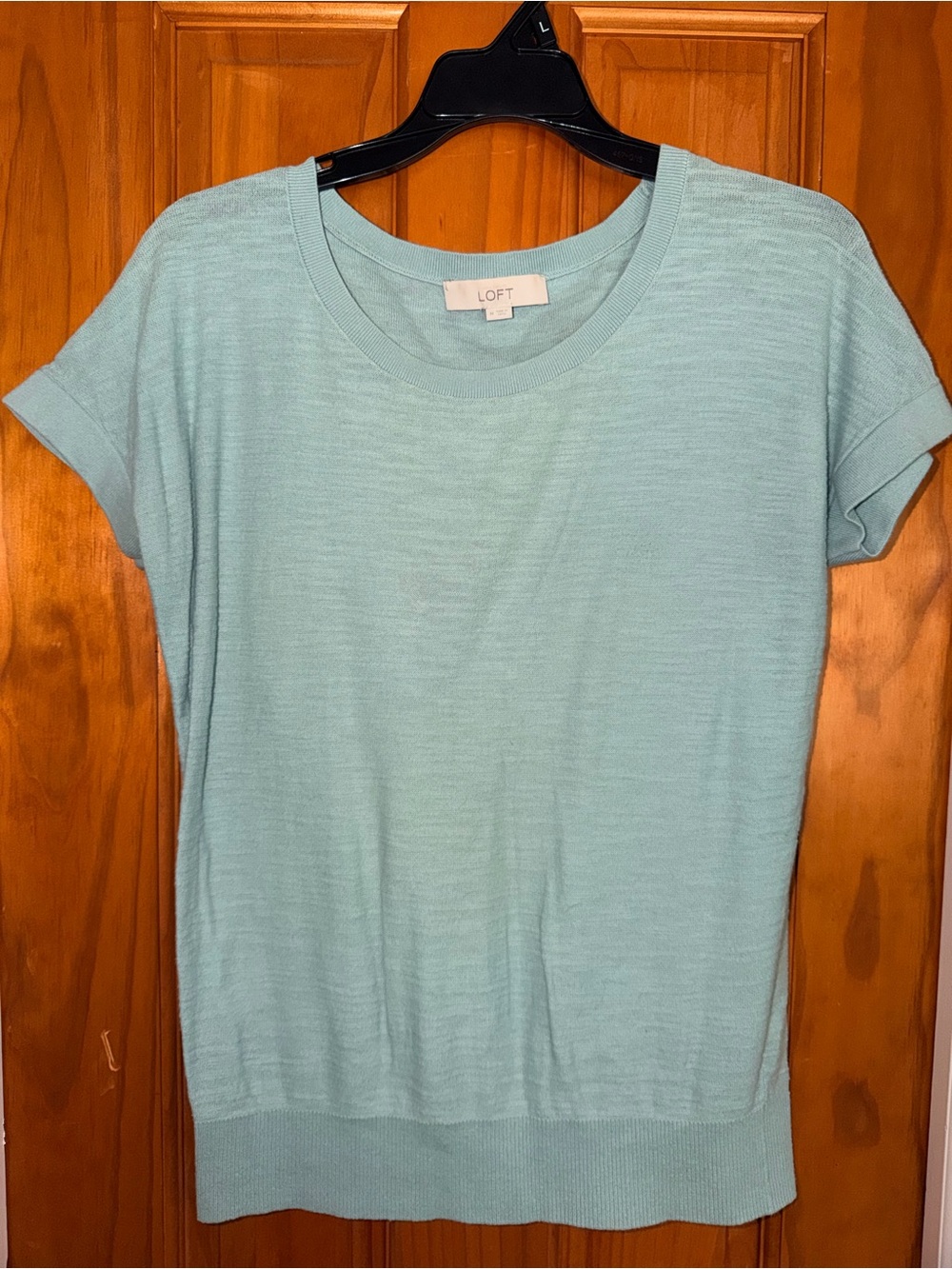 LOFT Seafoam Short Sleeve Knit Tee